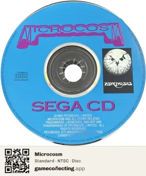 Microcosm Sega Mega-CD / Sega CD, NTSC disc
