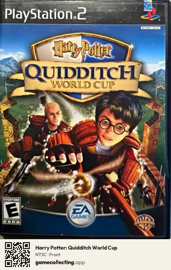 Harry Potter: Quidditch World Cup PlayStation 2, NTSC box front