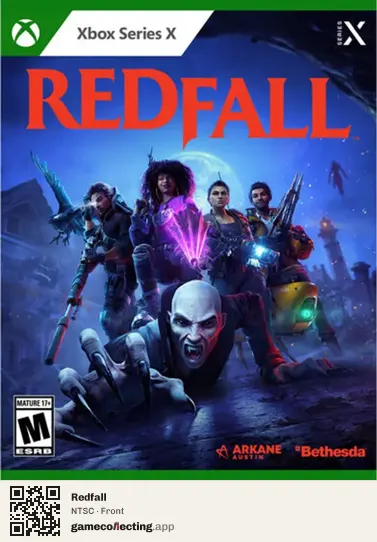 Redfall Xbox Series X, NTSC box front