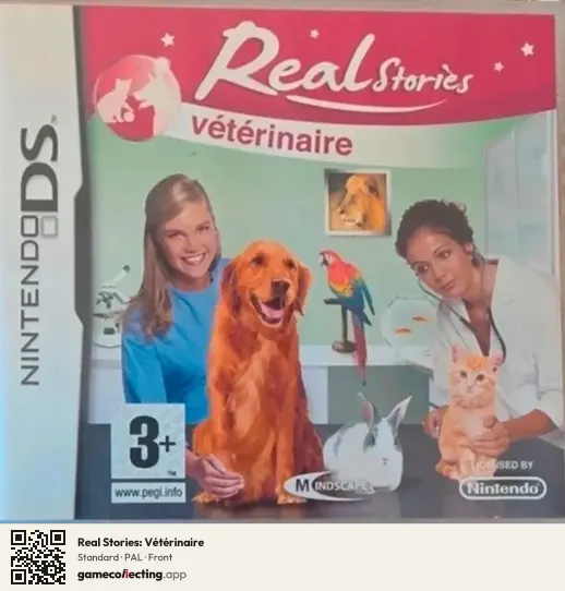 Real Stories: Vétérinaire Nintendo DS, PAL box front