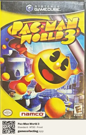 Pac-Man World 3 Nintendo GameCube, NTSC box front