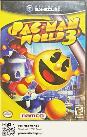 Pac-Man World 3 Nintendo GameCube, NTSC box front