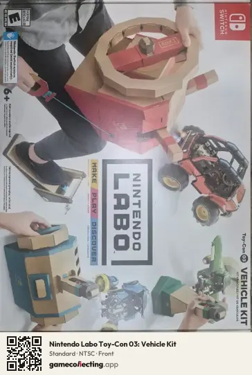 Nintendo Labo Toy-Con 03: Vehicle Kit Nintendo Switch, NTSC box front