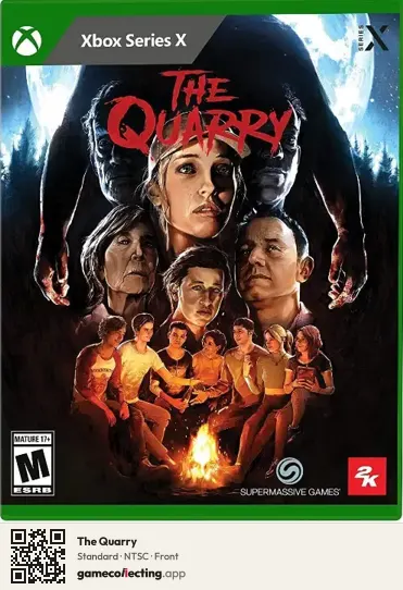 The Quarry Xbox Series X, NTSC box front