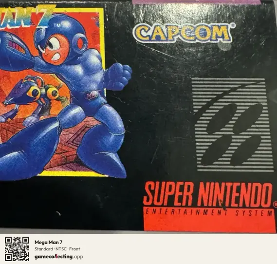 Mega Man 7 Super Nintendo Entertainment System, NTSC box front