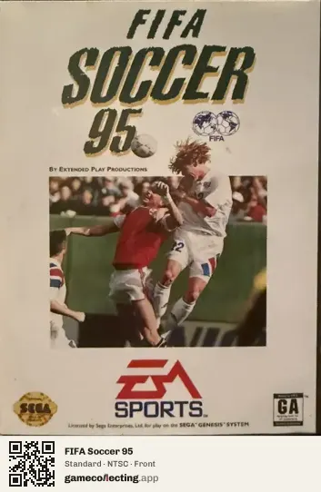 FIFA Soccer 95 Sega Mega Drive / Genesis, NTSC box front