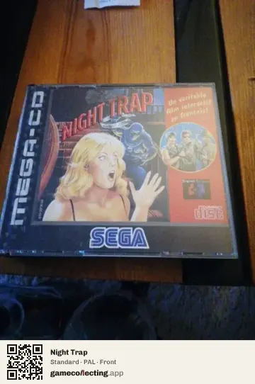 Night Trap Sega Mega-CD / Sega CD, PAL box front