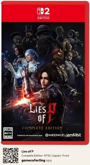 Lies of P Nintendo Switch 2, Japan box front