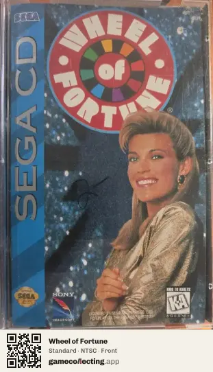 Wheel of Fortune Sega Mega-CD / Sega CD, NTSC box front