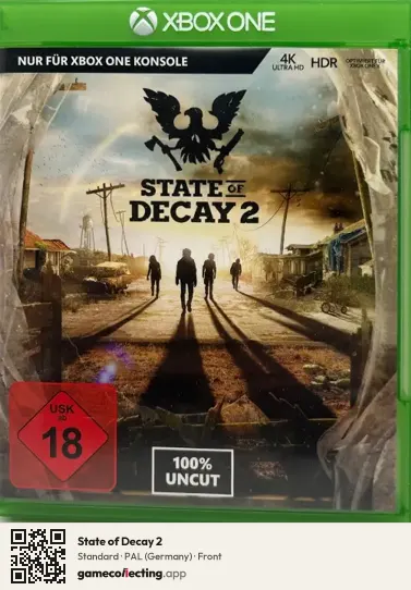 State of Decay 2 Xbox One, Germany box front