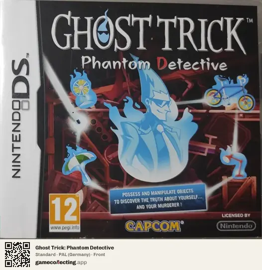 Ghost Trick: Phantom Detective Nintendo DS, Germany box front