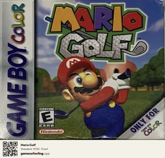 Mario Golf Game Boy Color, NTSC box front