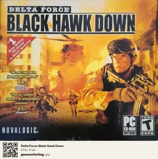 Delta Force: Black Hawk Down Computer, NTSC box front