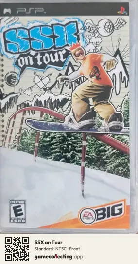 SSX on Tour PlayStation Portable, NTSC box front