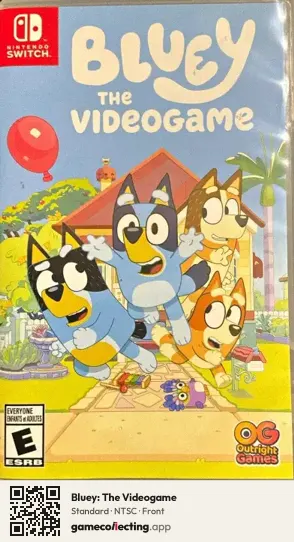 Bluey: The Videogame Nintendo Switch, NTSC box front