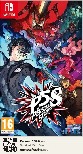 Persona 5 Strikers Nintendo Switch, PAL box front