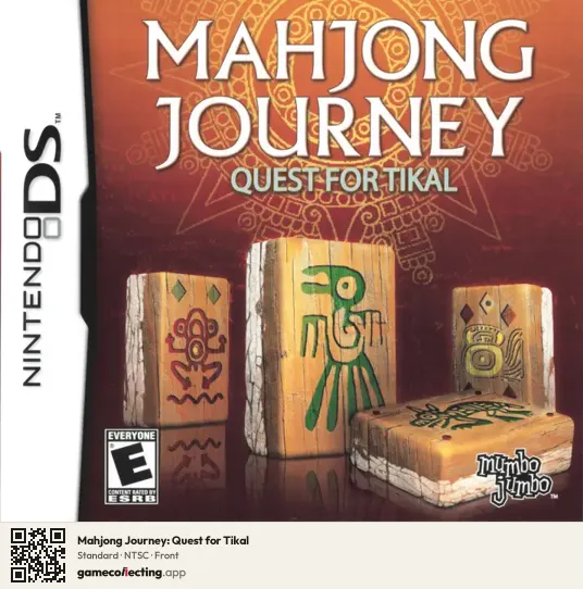 Mahjong Journey: Quest for Tikal Nintendo DS, NTSC box front