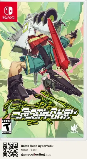 Bomb Rush Cyberfunk Nintendo Switch, NTSC box front