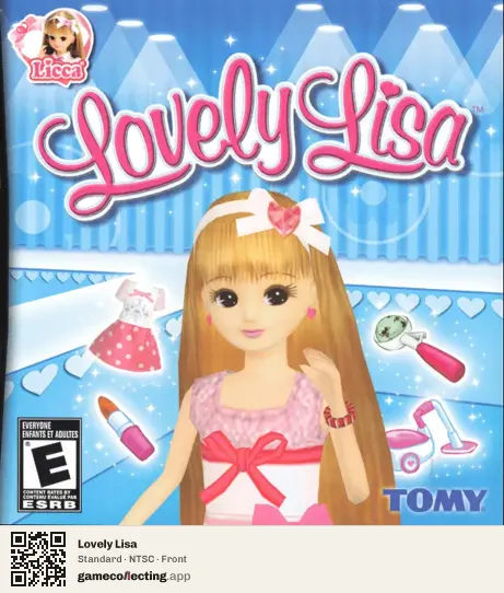 Lovely Lisa Nintendo DS, NTSC box front