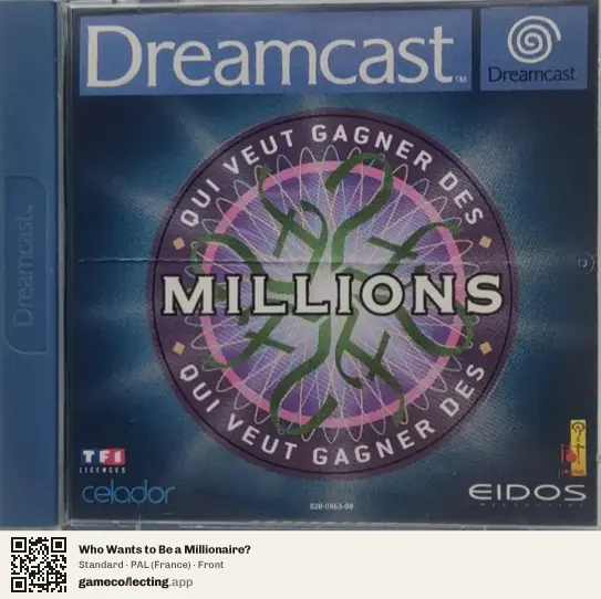 Who Wants to Be a Millionaire? Sega Dreamcast, France box front