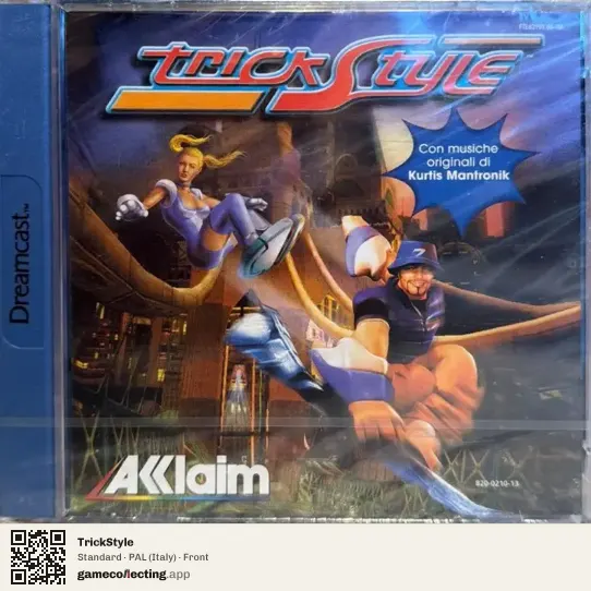 TrickStyle Sega Dreamcast, Italy box front
