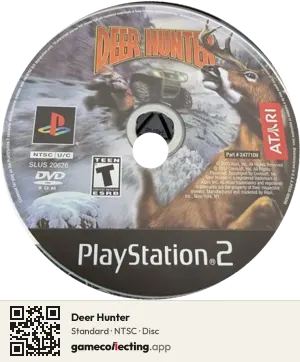 Deer Hunter PlayStation 2, NTSC disc