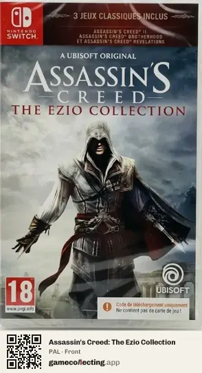 Assassin's Creed: The Ezio Collection Nintendo Switch, PAL box front
