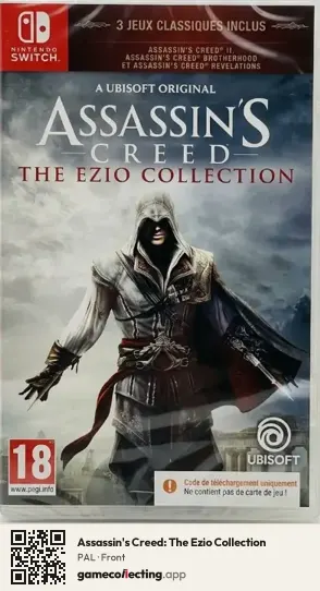 Assassin's Creed: The Ezio Collection Nintendo Switch, PAL box front