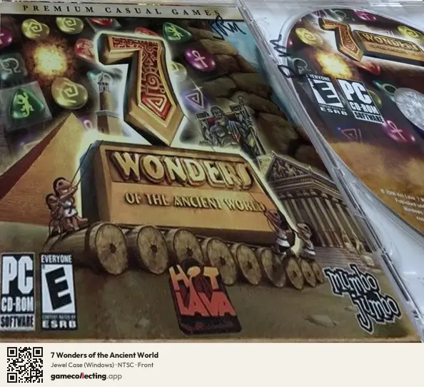 7 Wonders of the Ancient World Computer, NTSC box front