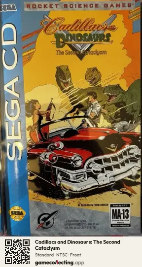 Cadillacs and Dinosaurs: The Second Cataclysm Sega Mega-CD / Sega CD, NTSC box front