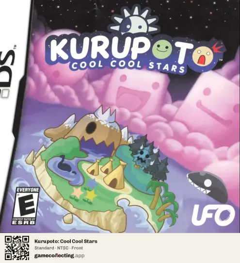 Kurupoto: Cool Cool Stars Nintendo DS, NTSC box front