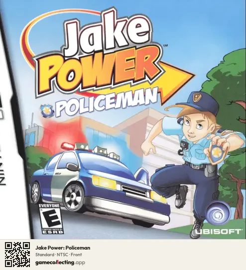 Jake Power: Policeman Nintendo DS, NTSC box front