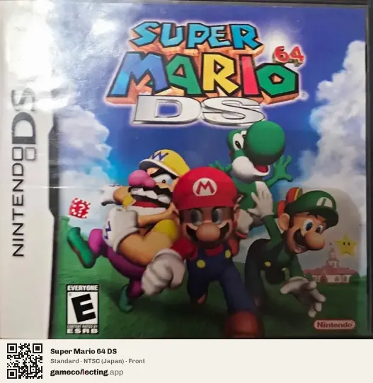 Super Mario 64 DS Nintendo DS, Japan box front