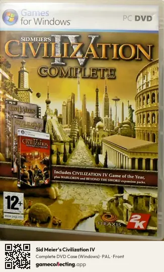 Sid Meier's Civilization IV Computer, PAL box front