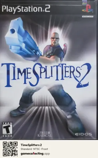TimeSplitters 2 PlayStation 2, NTSC box front