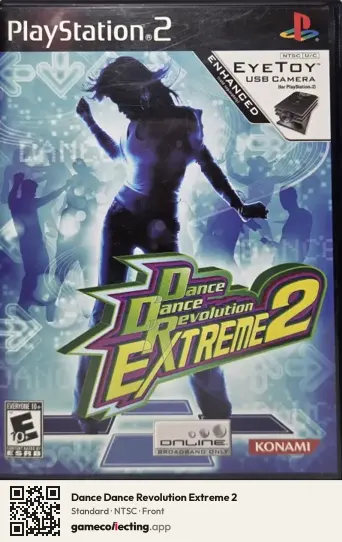 Dance Dance Revolution Extreme 2 PlayStation 2, NTSC box front