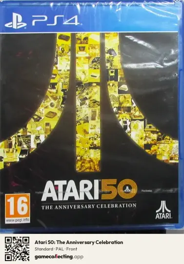 Atari 50: The Anniversary Celebration PlayStation 4, PAL box front