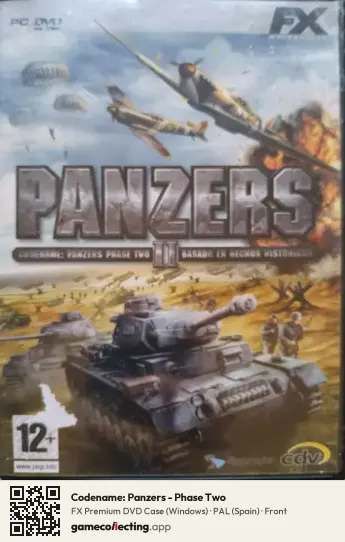 Codename: Panzers - Phase Two Computer, Spain box front