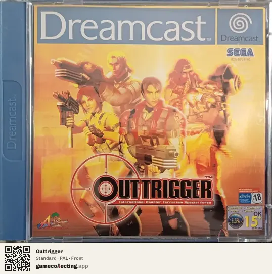 Outtrigger Sega Dreamcast, PAL box front