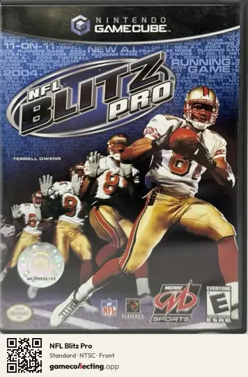 NFL Blitz Pro Nintendo GameCube, NTSC box front