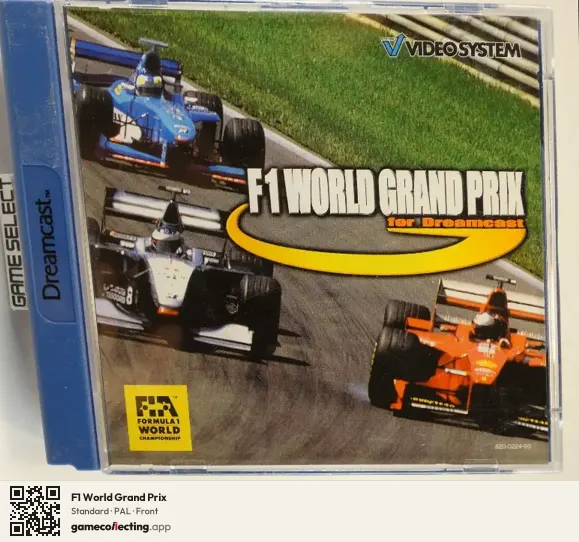 F1 World Grand Prix Sega Dreamcast, PAL box front