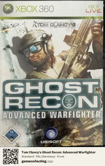 Tom Clancy's Ghost Recon: Advanced Warfighter Xbox 360, Germany box front