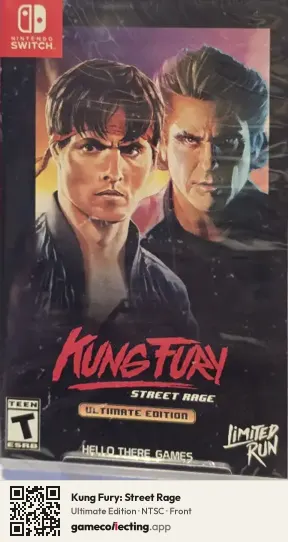 Kung Fury: Street Rage Nintendo Switch, NTSC box front