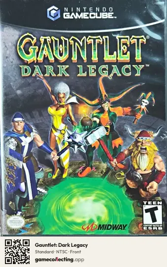 Gauntlet: Dark Legacy Nintendo GameCube, NTSC box front