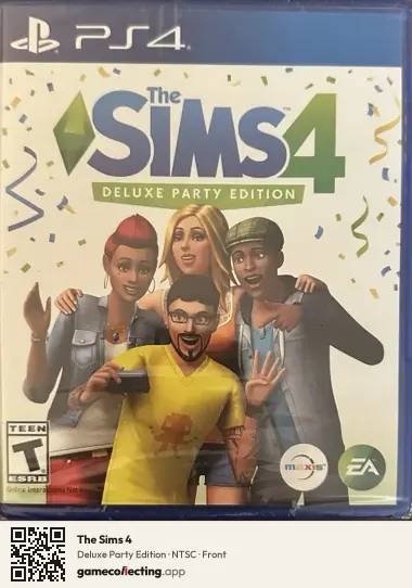 The Sims 4 PlayStation 4, NTSC box front