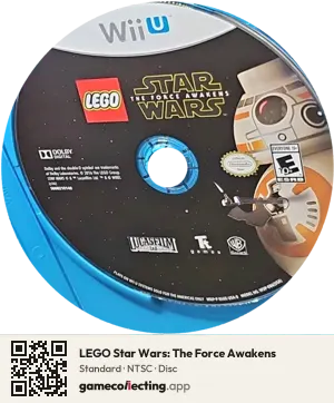 LEGO Star Wars: The Force Awakens Nintendo Wii U, NTSC disc