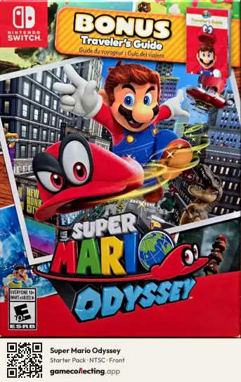 Super Mario Odyssey Nintendo Switch, NTSC box front