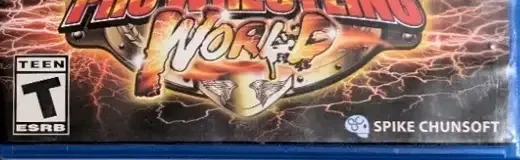 Fire Pro Wrestling World, the ESRB box on its front