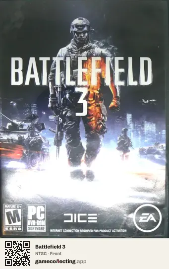 Battlefield 3 Computer, NTSC box front