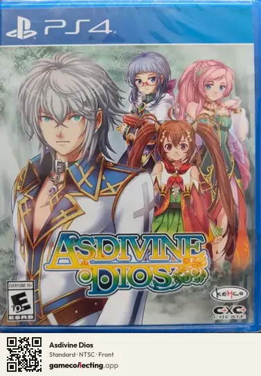 Asdivine Dios PlayStation 4, NTSC box front
